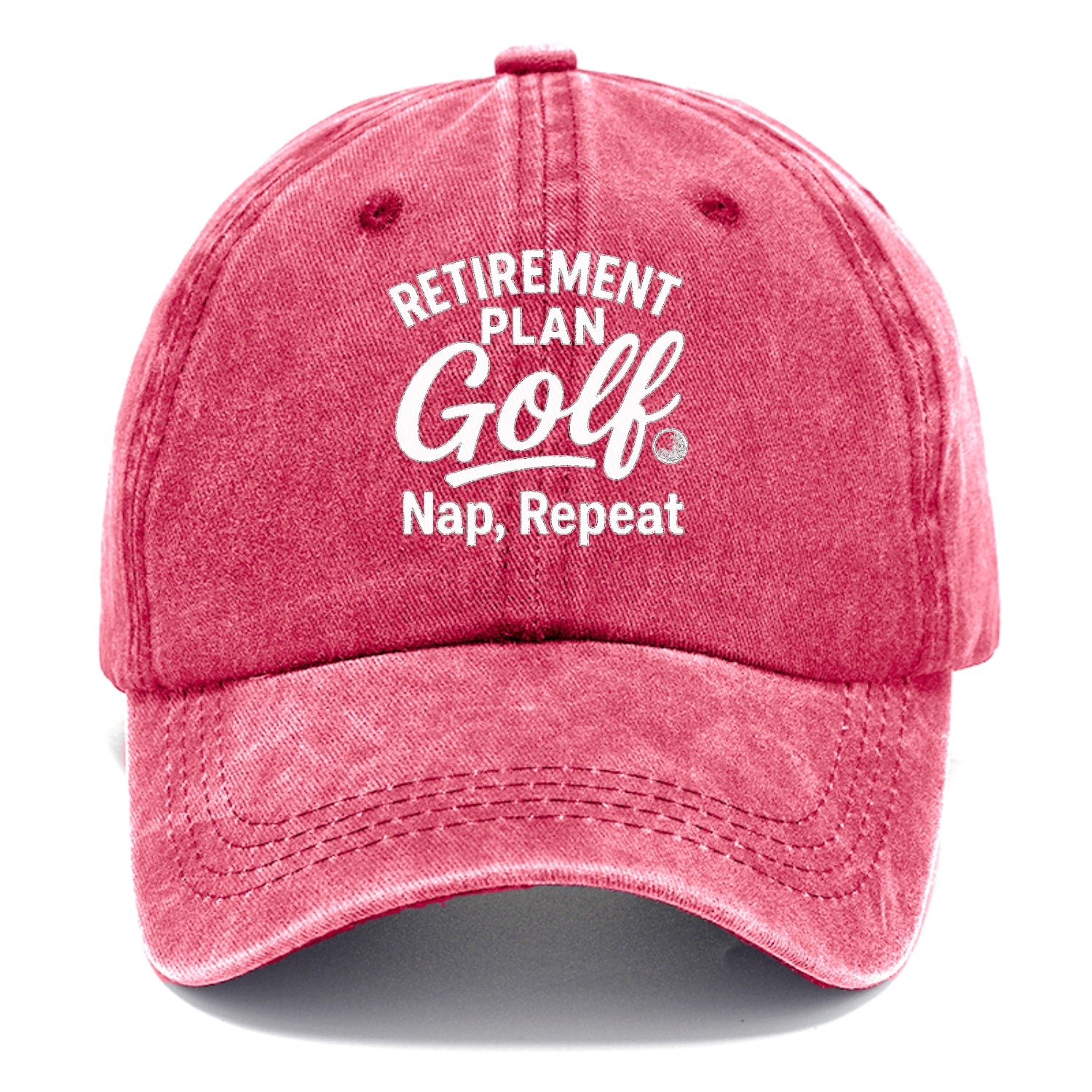 retirement golf nap repeat plan Hat