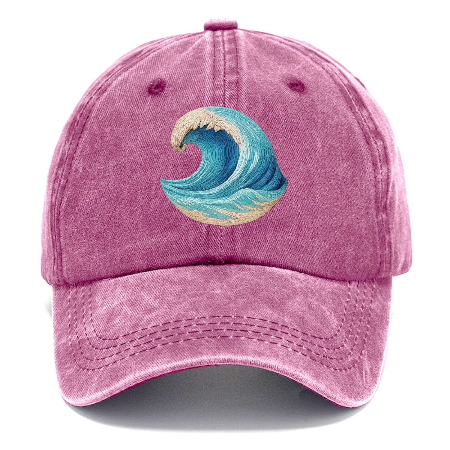 ocean's embrace woven depths Hat