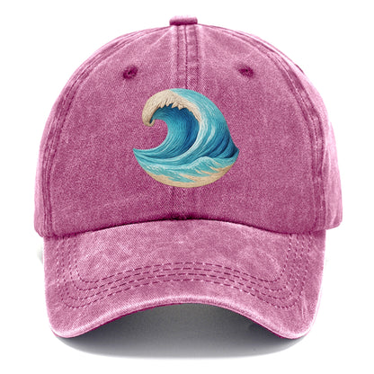 ocean's embrace woven depths Hat