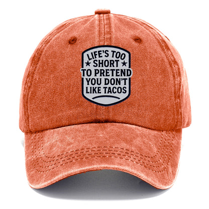 humorous food quote patch Hat