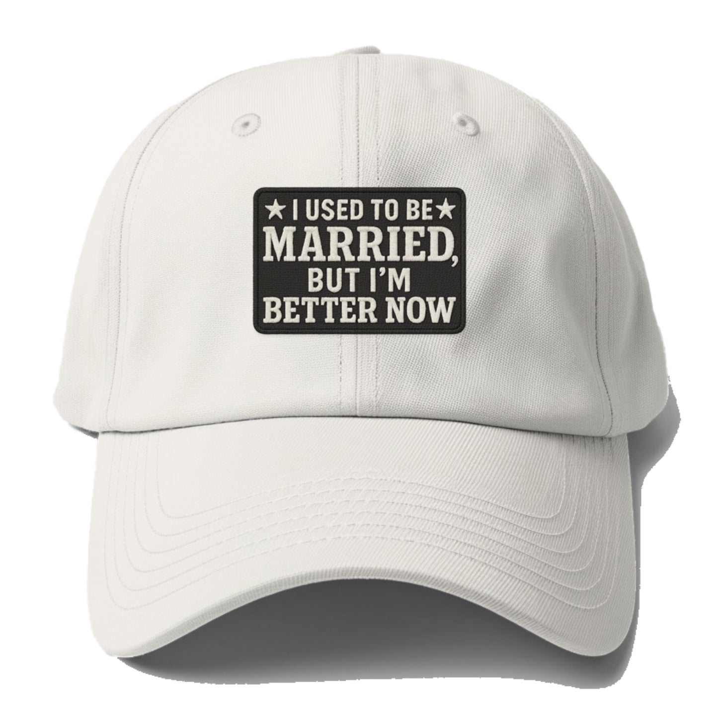 i used to be married but i'm better now Hat