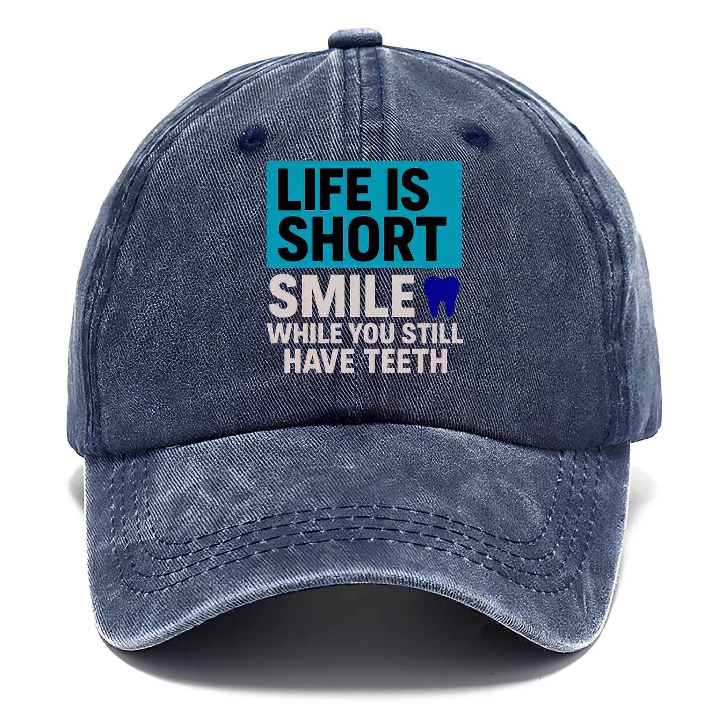 life short smile while Hat
