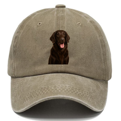 coated retriever joyful heart Hat