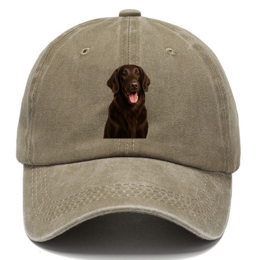 coated retriever joyful heart Hat