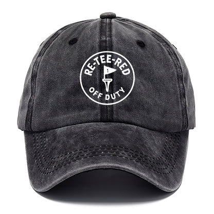 re teed red off duty Hat