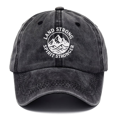 land strong spirit stronger Hat