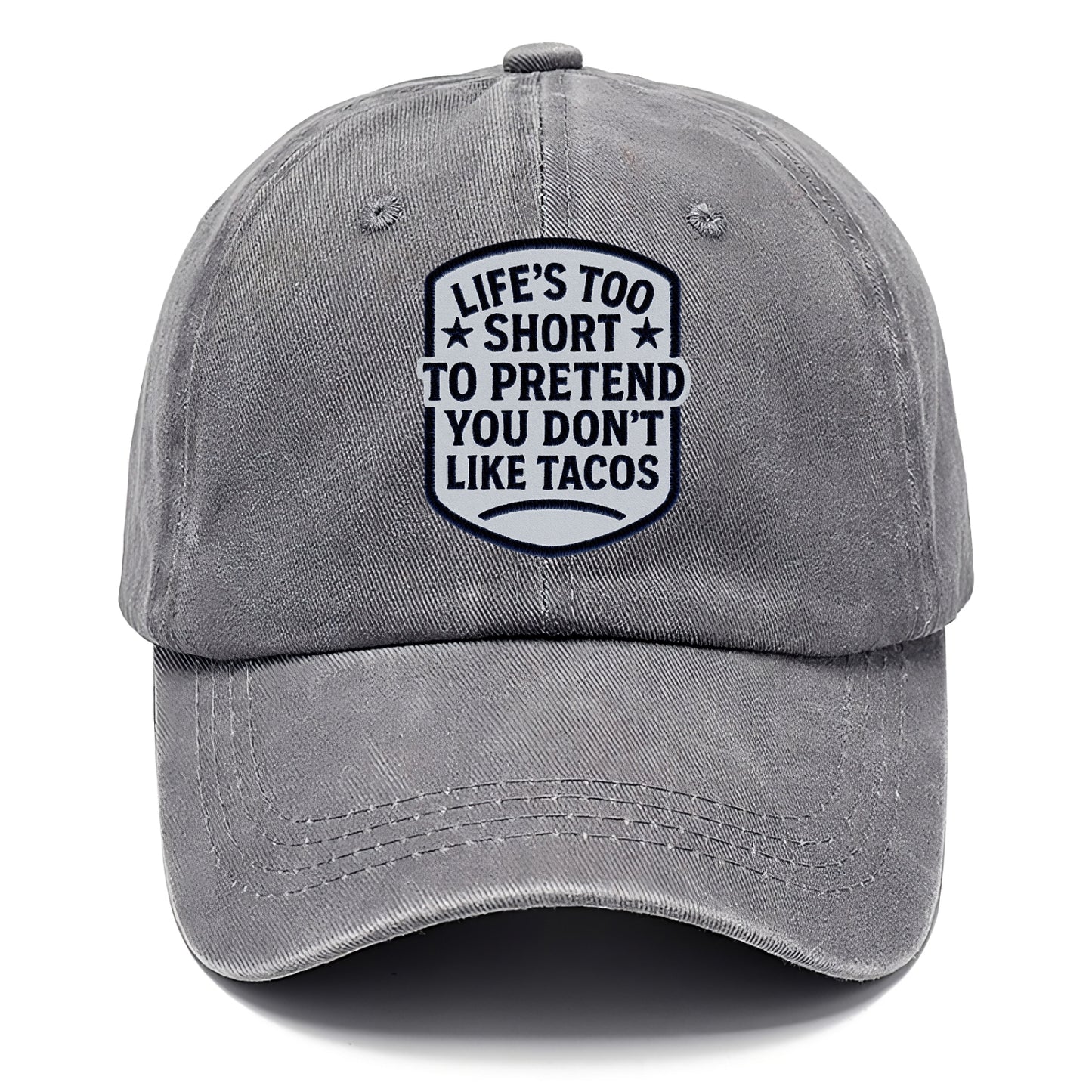 humorous food quote patch Hat
