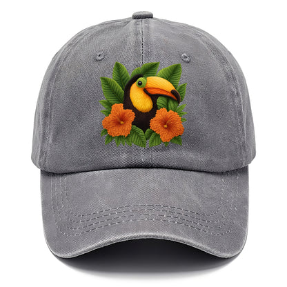 tropical toucan floral paradise Hat