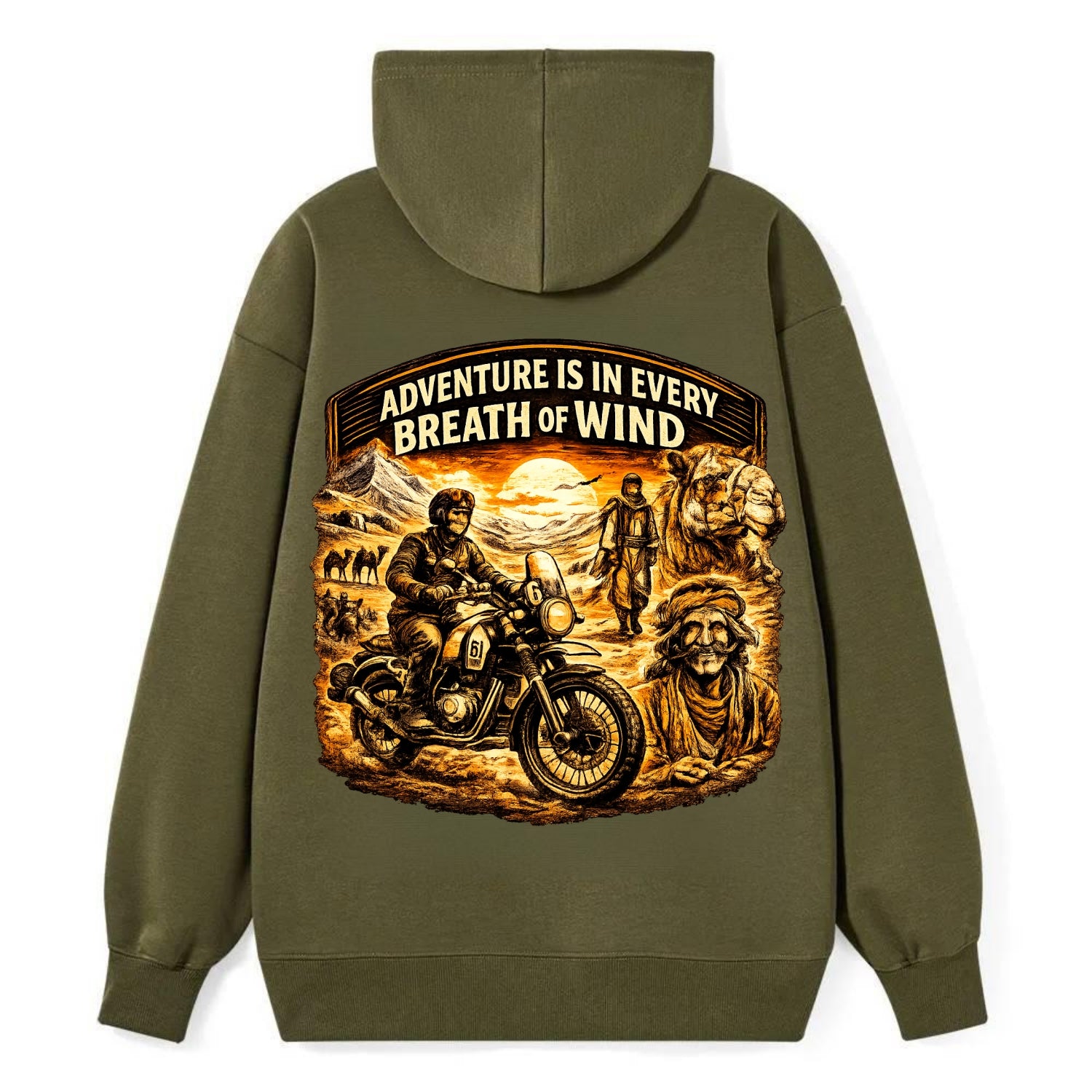 Adventure Vintage Rides - Classic Pullover Hoodie