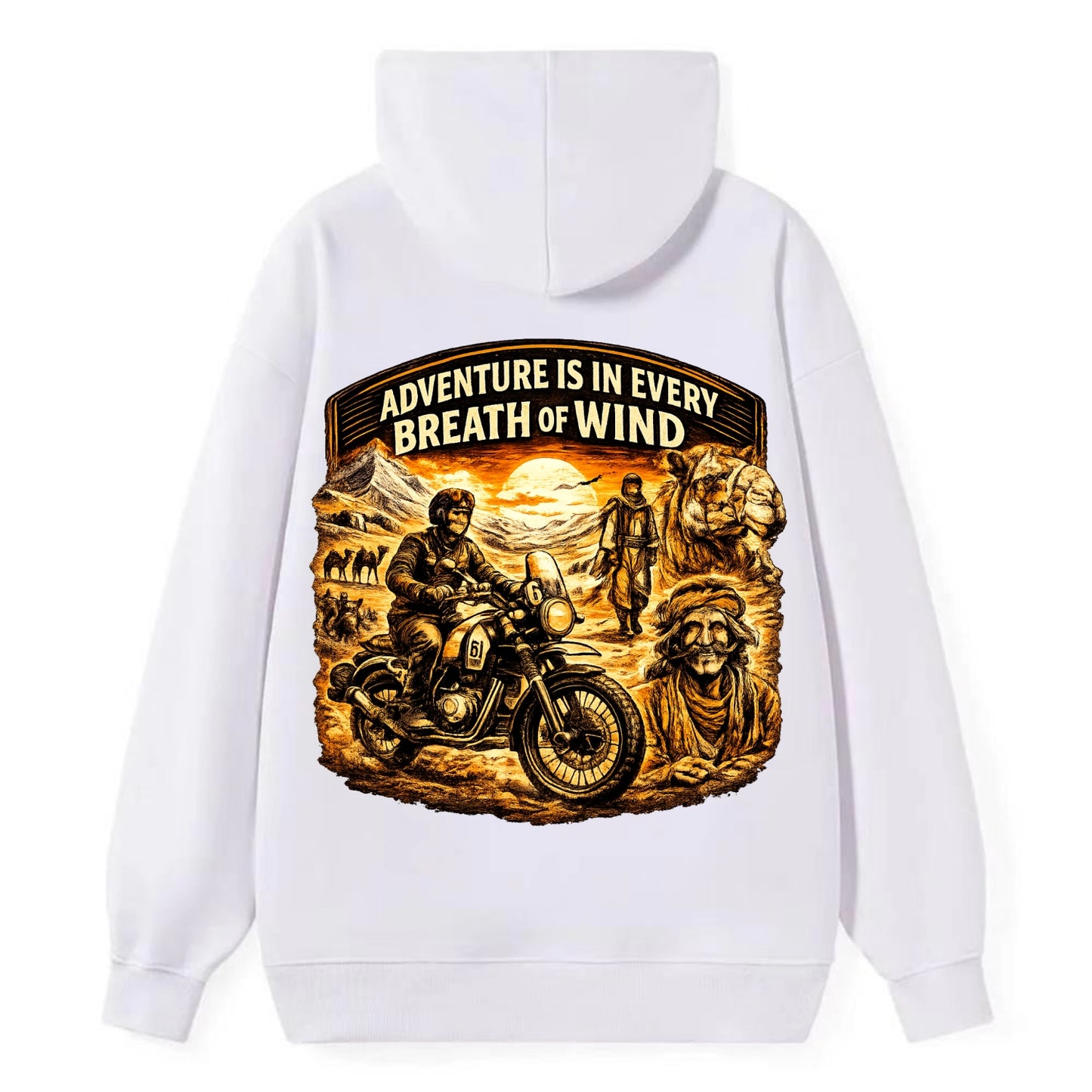 Adventure Vintage Rides - Classic Pullover Hoodie