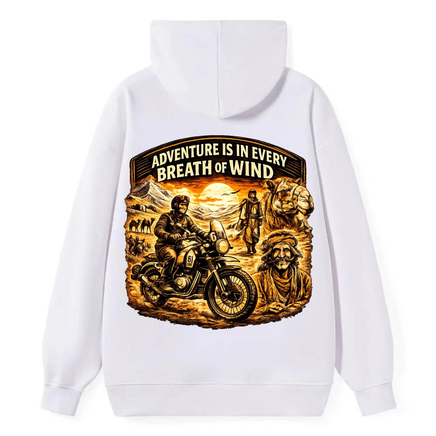 Adventure Vintage Rides - Classic Pullover Hoodie