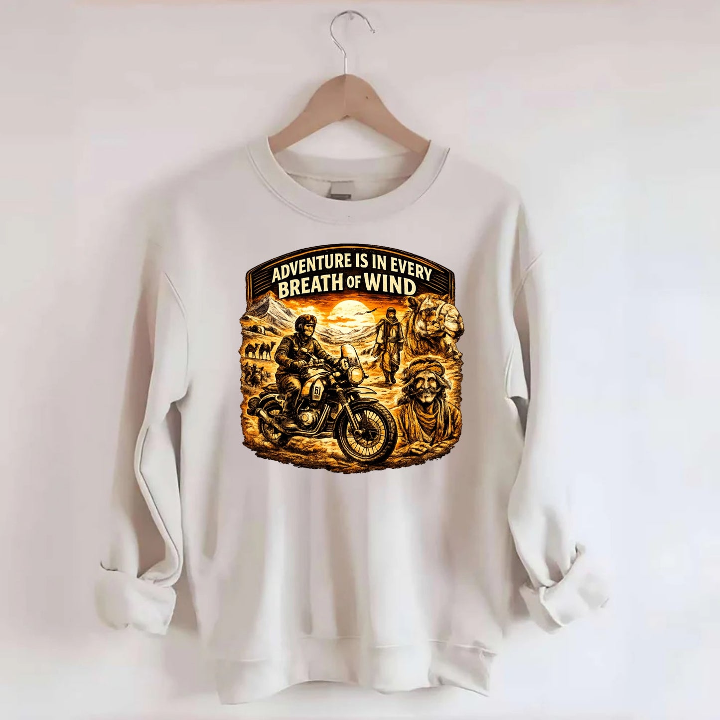 Adventure Vintage Rides - Crewneck Sweatshirt