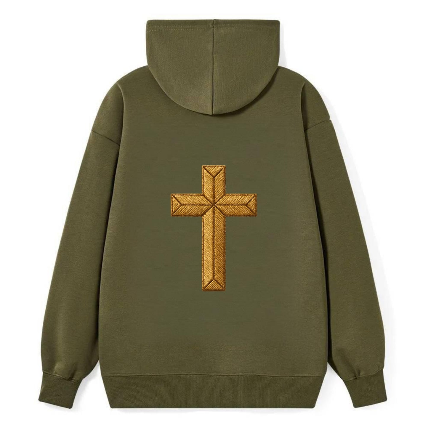 Rock Cross  - Classic Pullover Hoodie - ArmyGreen