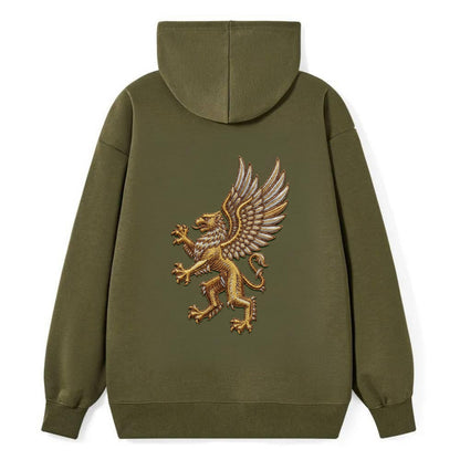 Griffin - Classic Pullover Hoodie - ArmyGreen