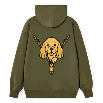 Cocker Spaniel - Classic Pullover Hoodie - ArmyGreen