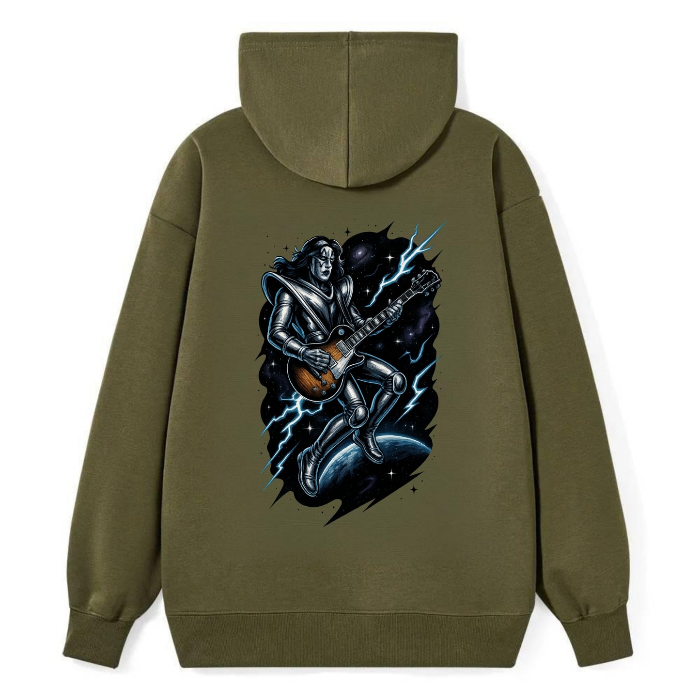 Ace in Zero Gravity - Classic Pullover Hoodie - ArmyGreen