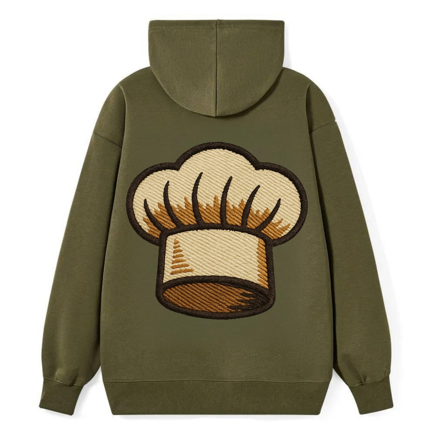 Chef Hat  - Classic Pullover Hoodie - ArmyGreen