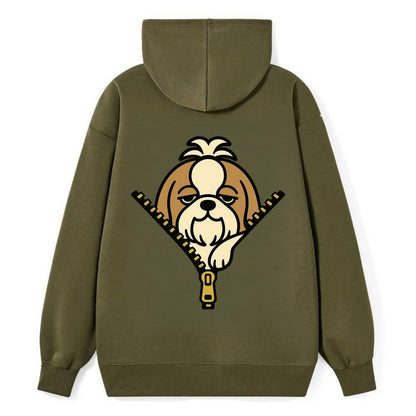 Shih Tzu - Classic Pullover Hoodie - ArmyGreen