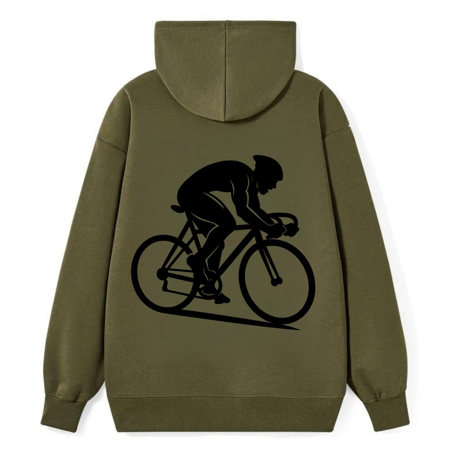 Sprint cyclist racing stance - Classic Pullover Hoodie - ArmyGreen