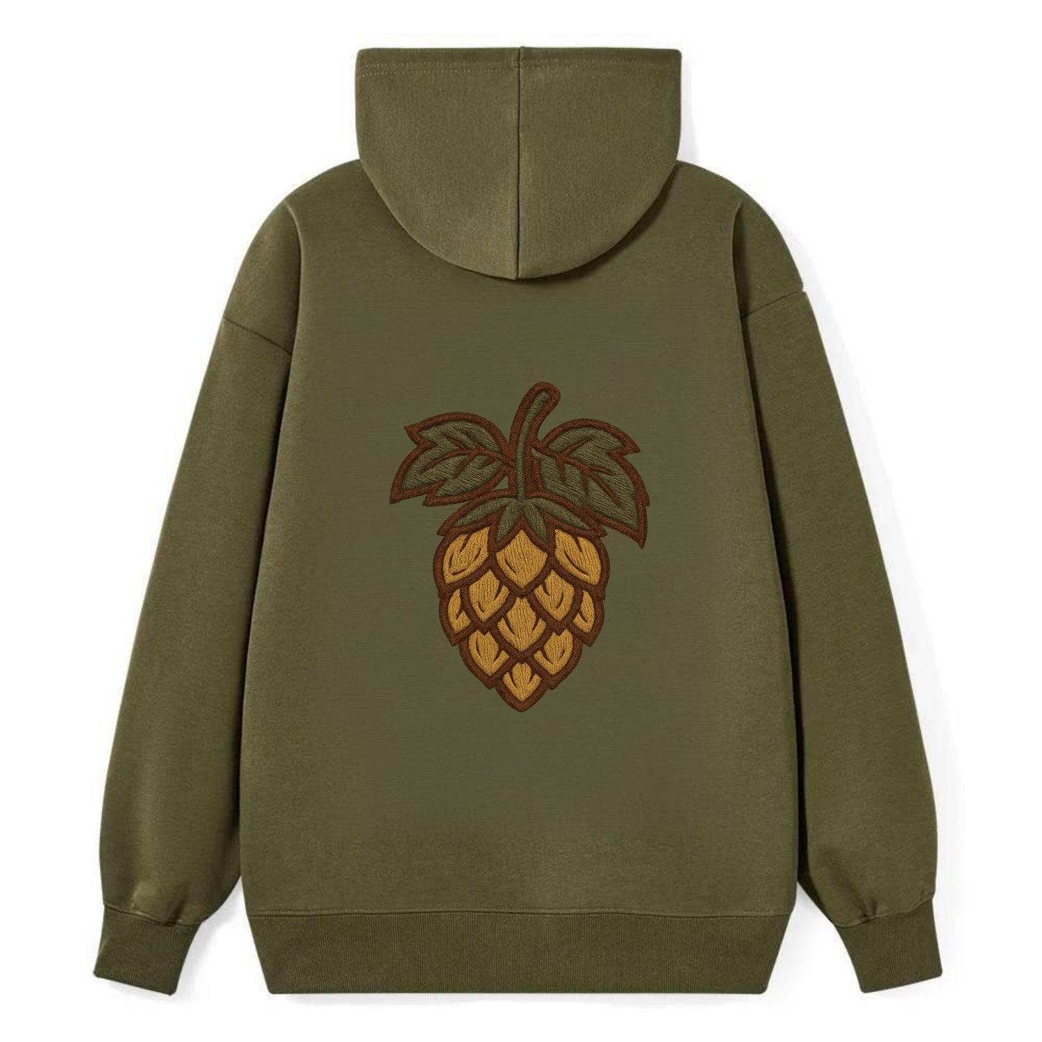 Hop Cone  - Classic Pullover Hoodie - ArmyGreen