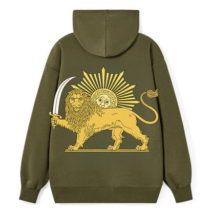 Shir O Khorshid - Classic Pullover Hoodie - ArmyGreen