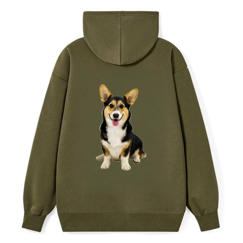 Tricolor Corgi - Classic Pullover Hoodie