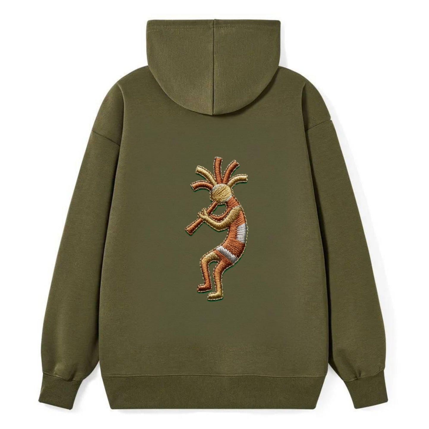 Kokopelli - Classic Pullover Hoodie - ArmyGreen
