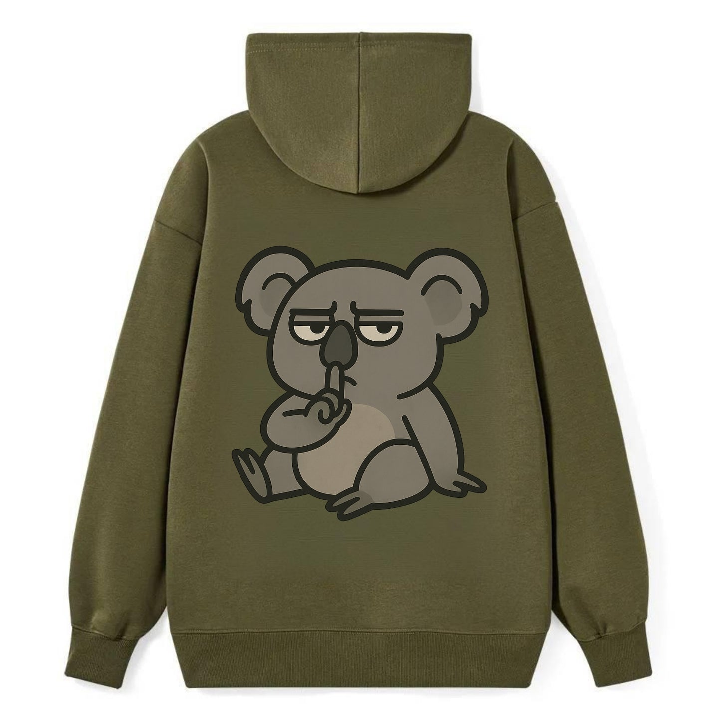 The Koala Judging - Classic Pullover Hoodie - ArmyGreen