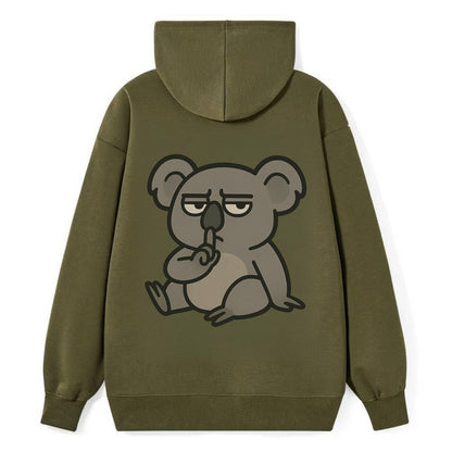 The Koala Judging - Classic Pullover Hoodie - ArmyGreen
