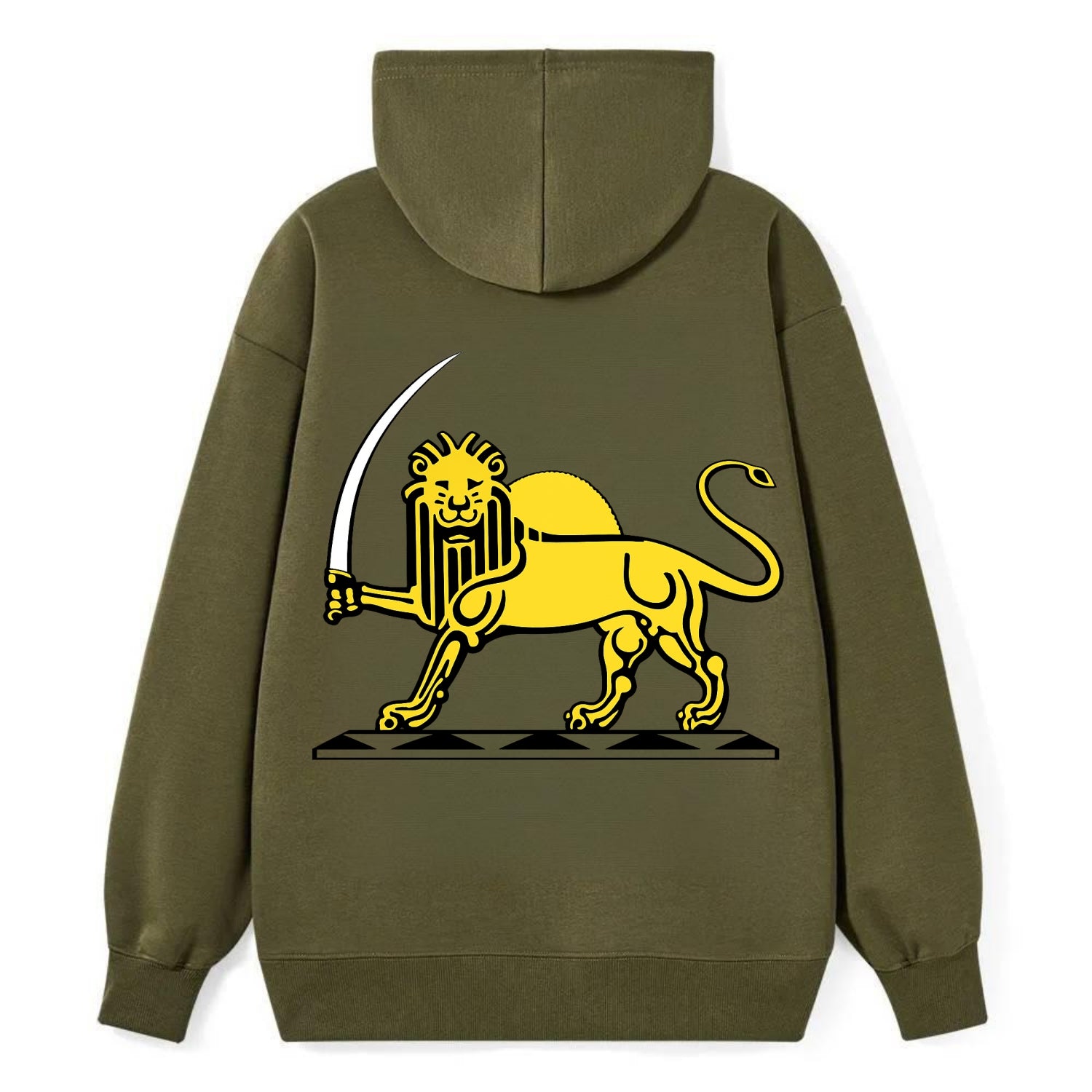 Lion Of The Rising Blade - Classic Pullover Hoodie - ArmyGreen