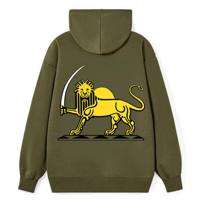 Lion Of The Rising Blade - Classic Pullover Hoodie - ArmyGreen