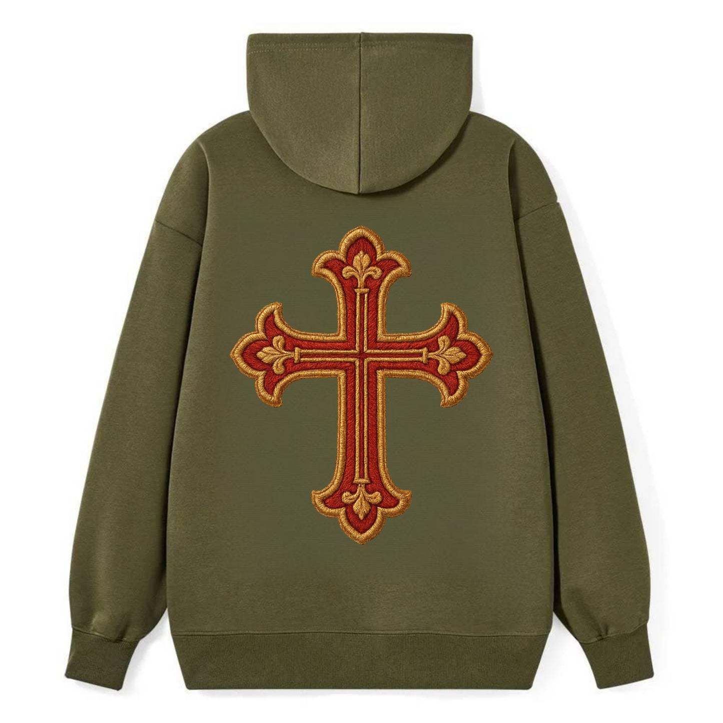 Armenian Cross - Classic Pullover Hoodie - ArmyGreen