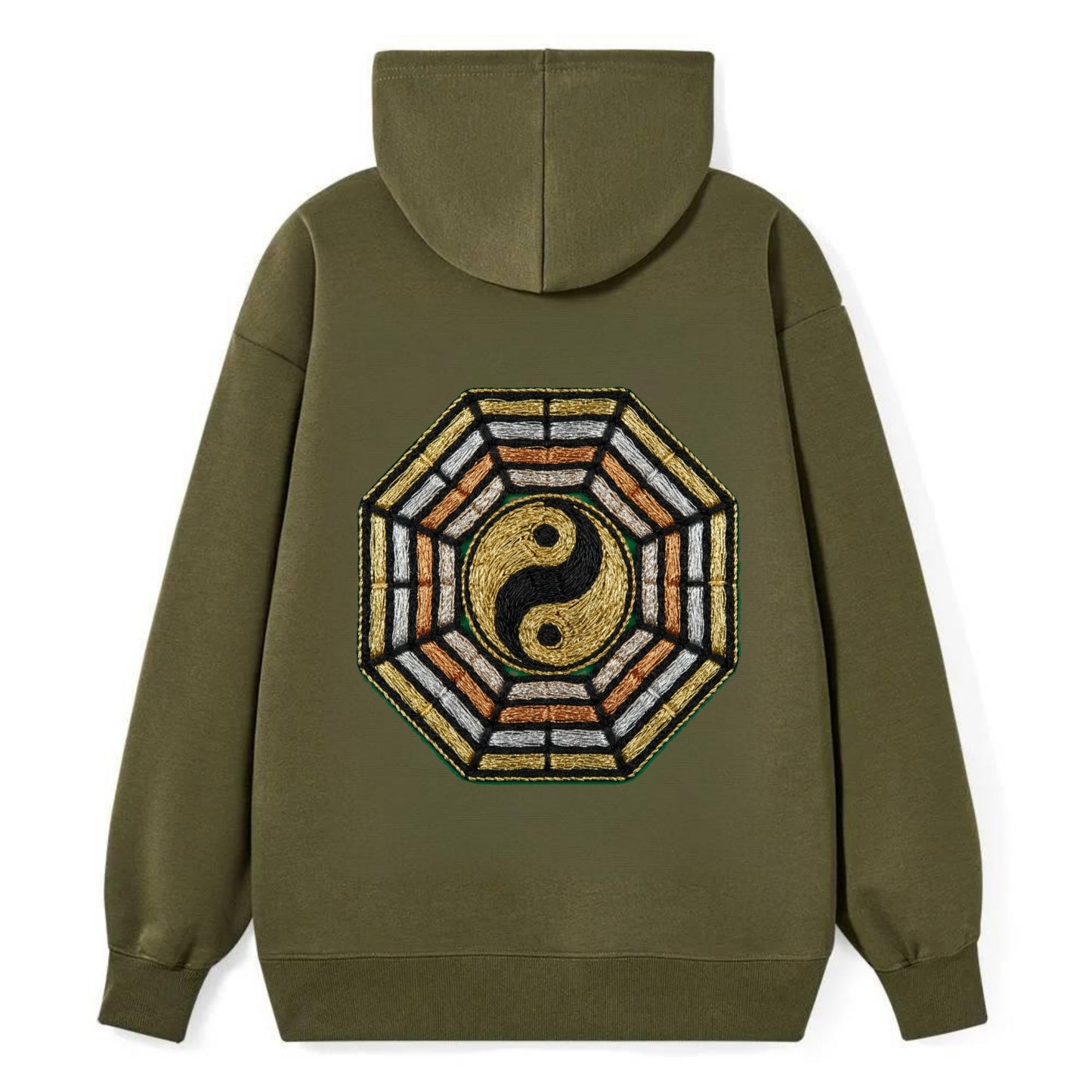 Bagua - Classic Pullover Hoodie - ArmyGreen