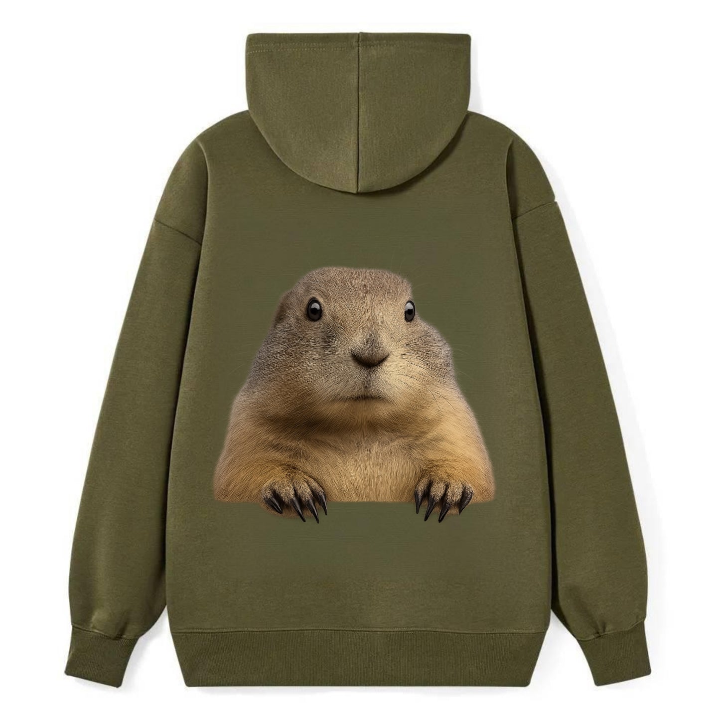 Prairie Dog  - Classic Pullover Hoodie - ArmyGreen