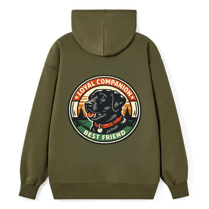 Noble Companion Emblem - Classic Pullover Hoodie - ArmyGreen