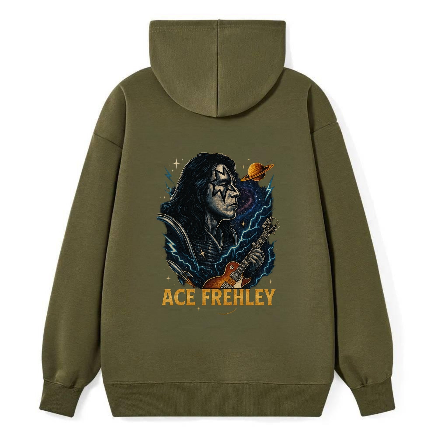 Icon Portrait - Classic Pullover Hoodie - ArmyGreen