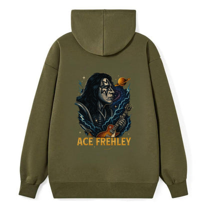 Icon Portrait - Classic Pullover Hoodie - ArmyGreen