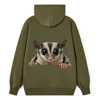 Sugar Glider  - Classic Pullover Hoodie - ArmyGreen