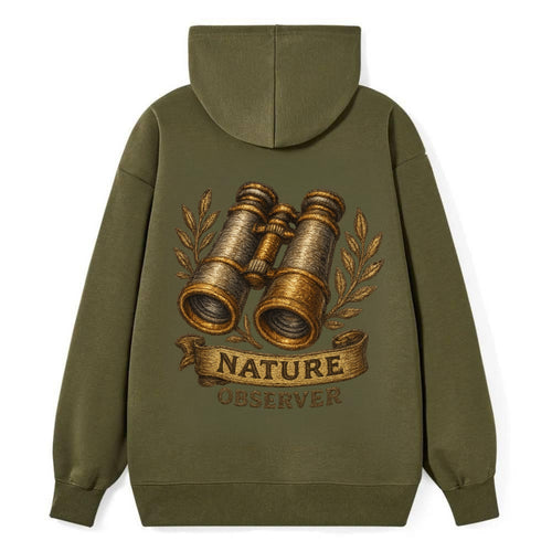 Binoculars for birdwatching - nature observer - Classic Pullover Hoodie