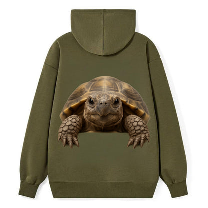 Tortoise  - Classic Pullover Hoodie - ArmyGreen