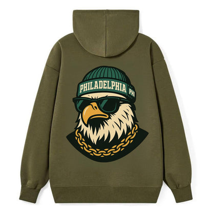 "eagle" "philadelphia" "phi" "green" "us East" - Classic Pullover Hoodie - ArmyGreen
