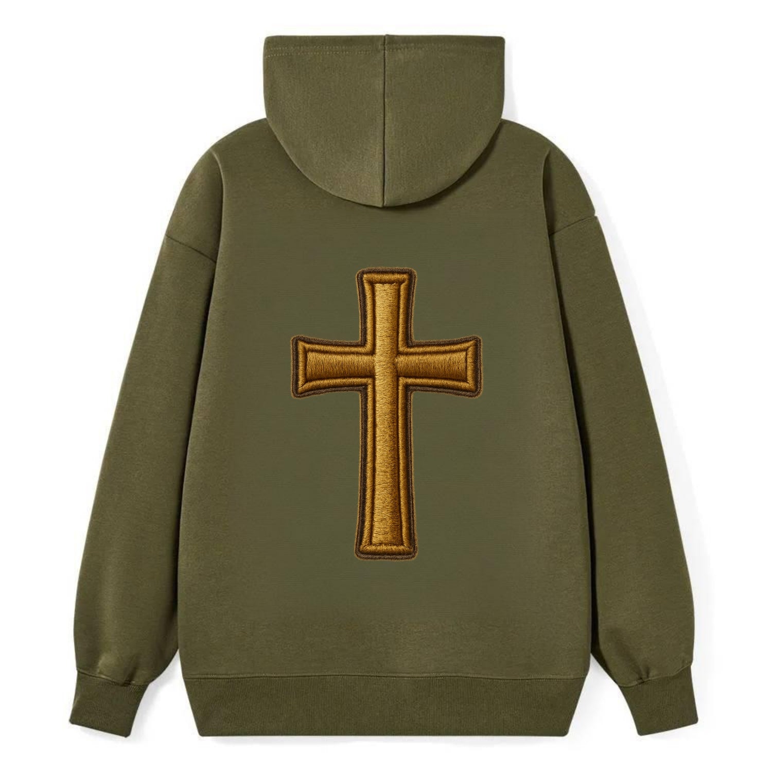 Latin Cross - Classic Pullover Hoodie - ArmyGreen