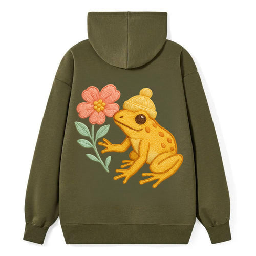 Yellow Dart Frog - Classic Pullover Hoodie