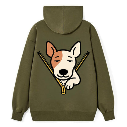 Bull Terrier - Classic Pullover Hoodie - ArmyGreen