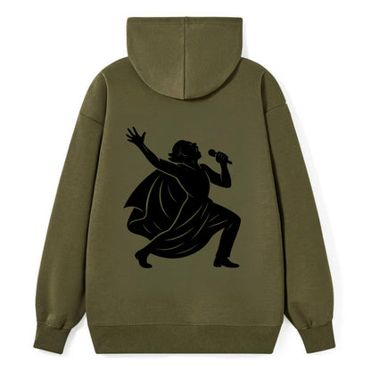 Opera singer powerful finale - Classic Pullover Hoodie - ArmyGreen