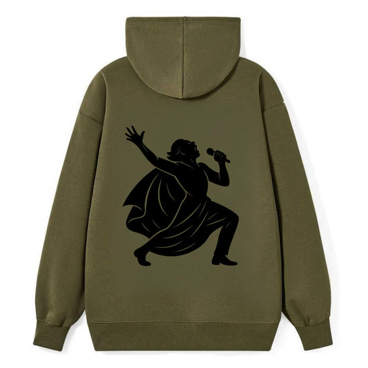 Opera singer powerful finale - Classic Pullover Hoodie - ArmyGreen