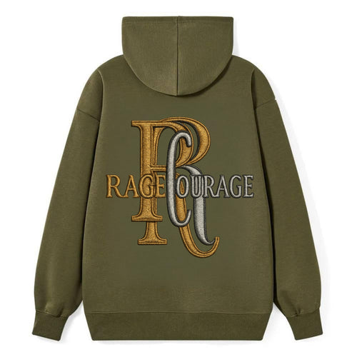 RAGE;COURAGE MODE Warrior Green Hat - Classic Pullover Hoodie