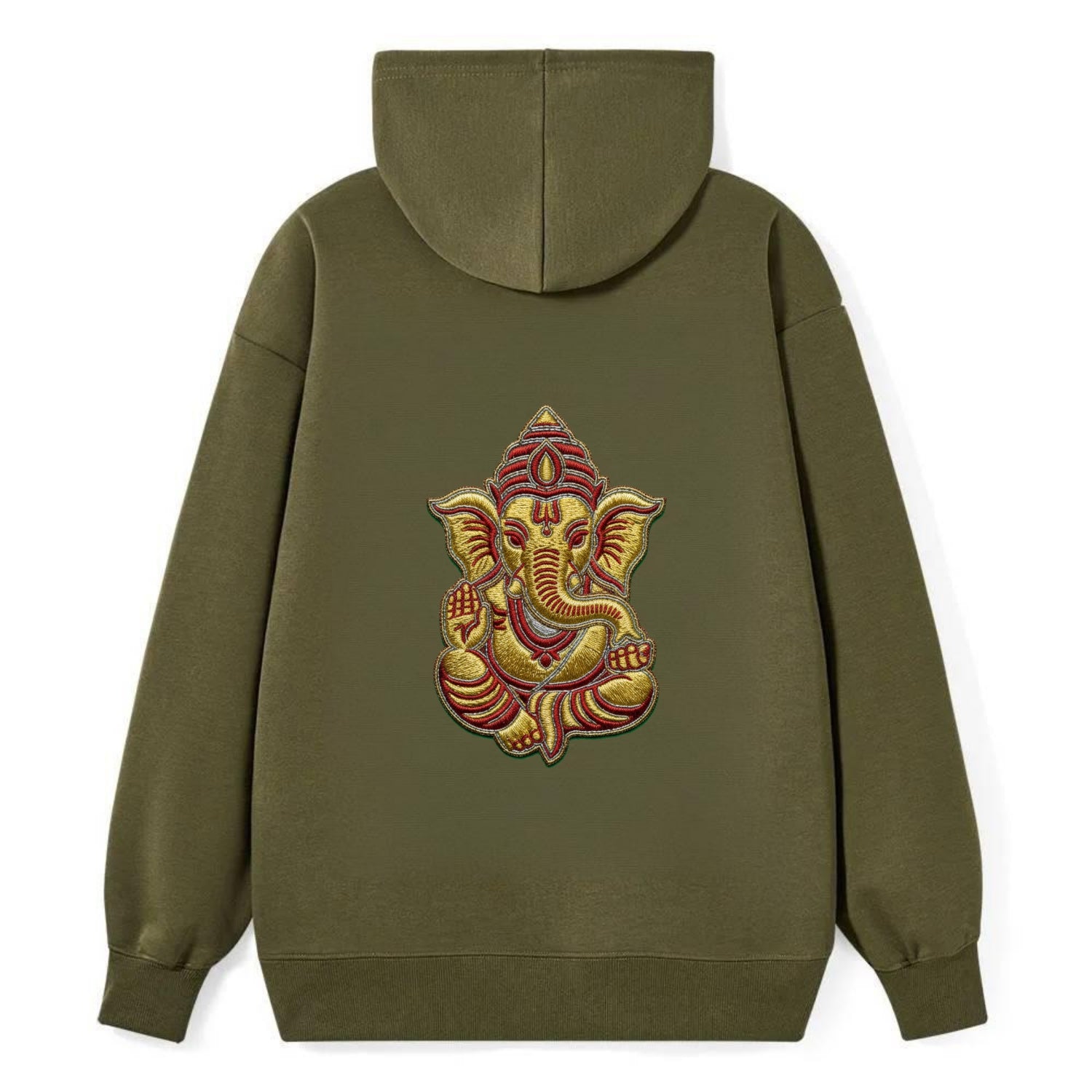 Ganesh - Classic Pullover Hoodie - ArmyGreen