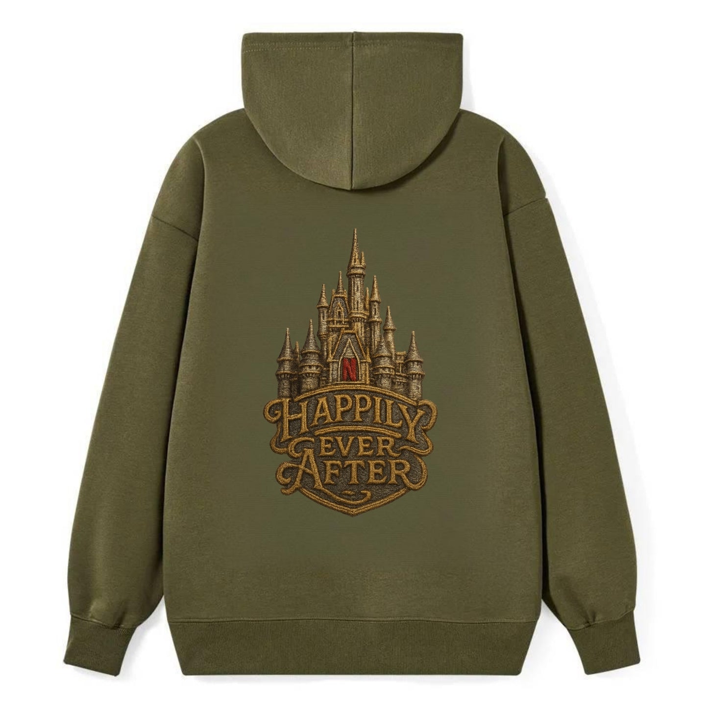 Happily Ever After  - Classic Pullover Hoodie - ArmyGreen
