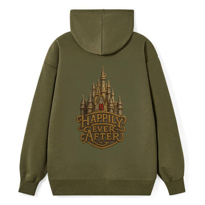 Happily Ever After  - Classic Pullover Hoodie - ArmyGreen